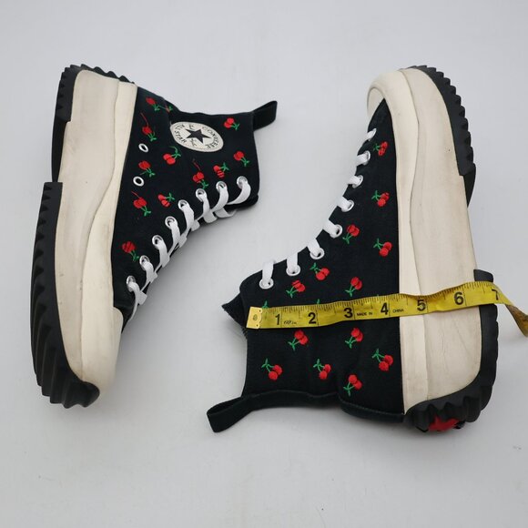 Converse Run Star Hike Hi Women's Size 11.5 Platform Cherry Sneakers A08113C - Picture 6 of 10